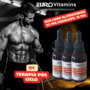 TPC HCG 5000UI (proviron 25mg+Tadala 15mg) Sublingual- Euro